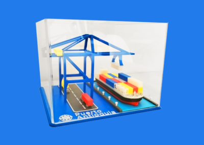 Puerto Antioquia Maqueta 3D